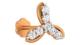 18K Gold & Diamond Nose Pin KRA50072